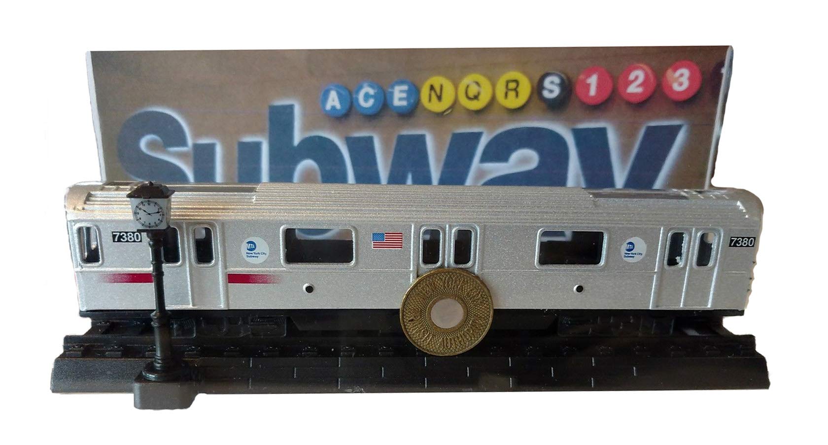 Amazon | New York City MTAヴィンテージトークンとメトロr142 Subway